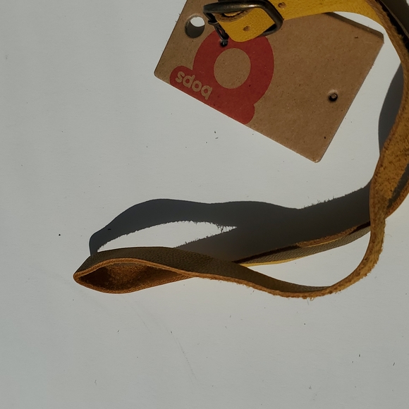 Boutique Swap Bops Yellow Leather Adjustable Choker Necklace Charm Sold Separate - Picture 3 of 5